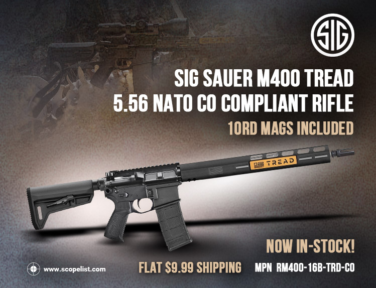 Sig Sauer M400 TREAD 5.56 NATO CO Compliant Rifle - 10rd Mags Included ...